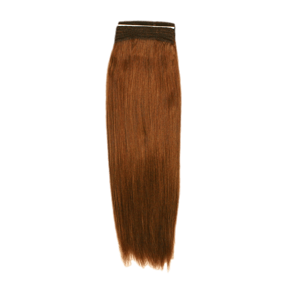 100% Human Hair Extensions Lot: Dark Brown & Auburn Styles