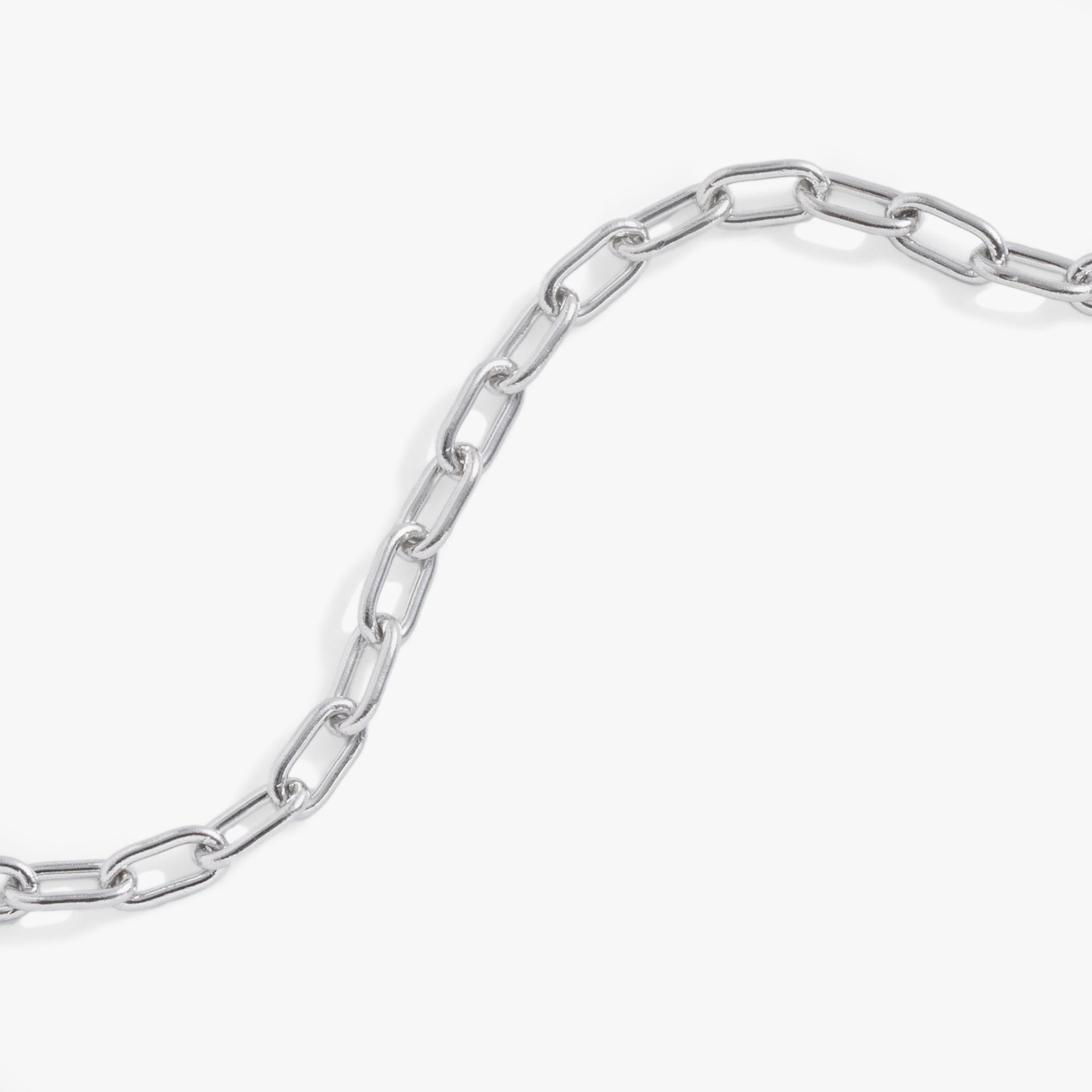 Gold Tone Paperclip Chain Bracelet for Layered Jewelry Stacking