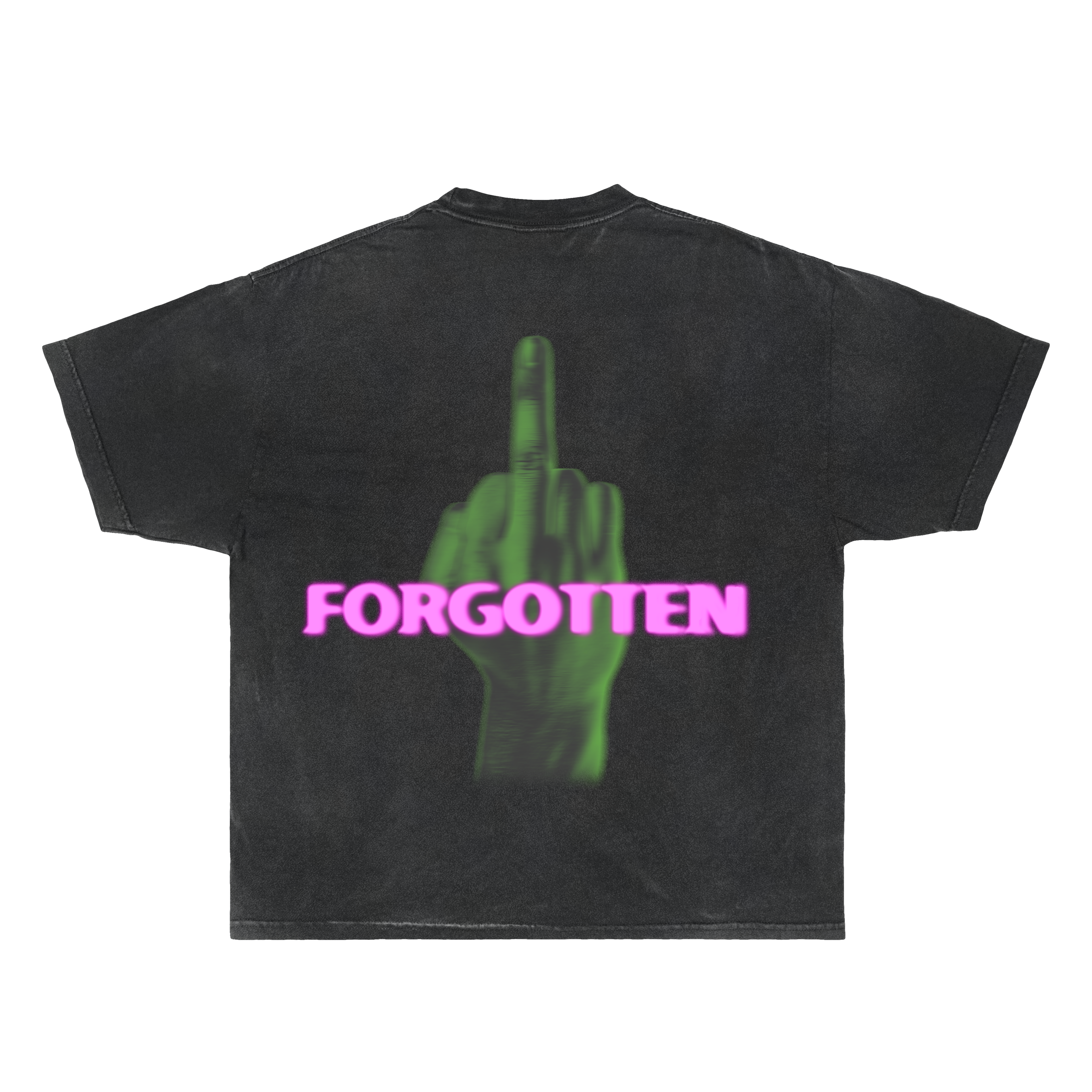 Paranormal Forgotten Garment Dyed Streetwear Graphic T-Shirt - Image 2