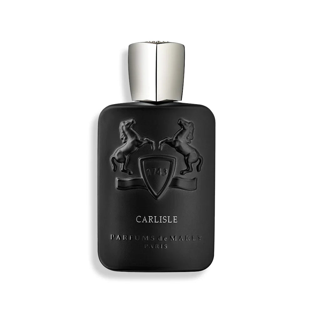 Parfums De Marly Carlisle Eau de Parfum in a sleek black and silver 4.2 oz bottle