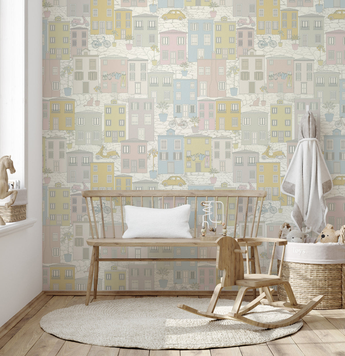 Amalfi Wallpaper by Margaret Clavell