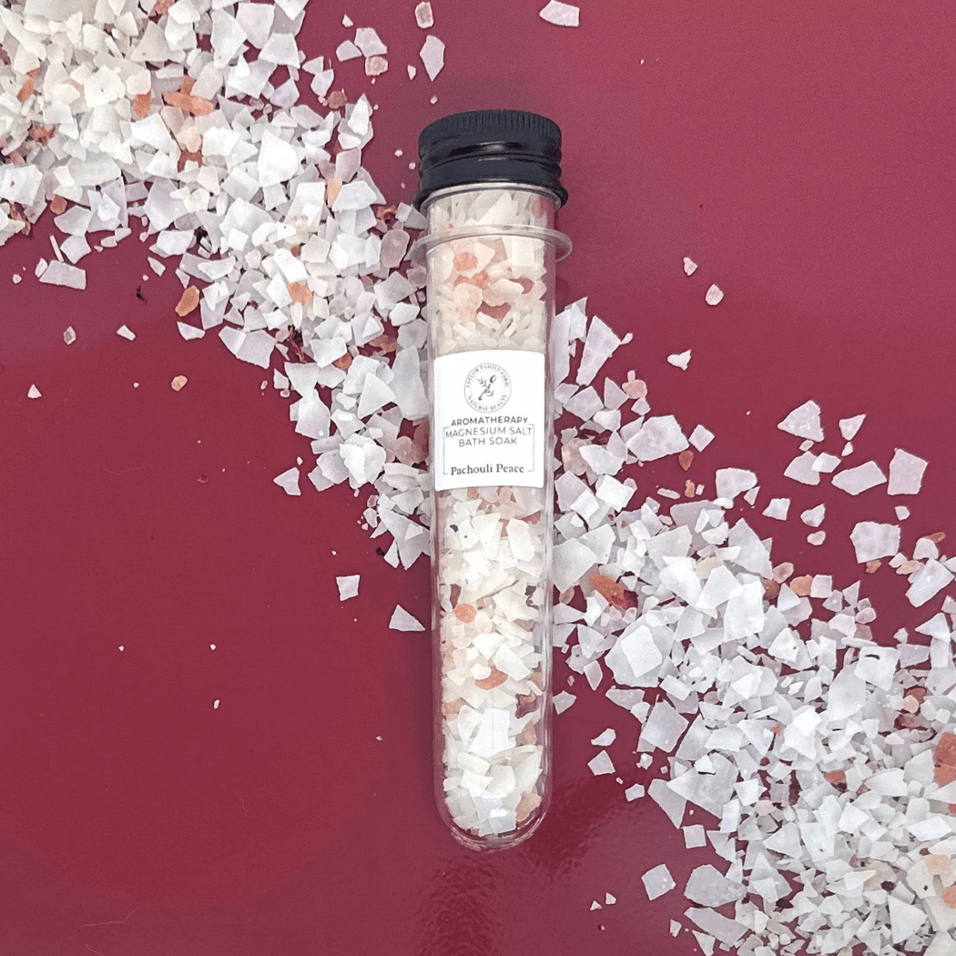 Patchouli Magnesium Bath Salts Tube