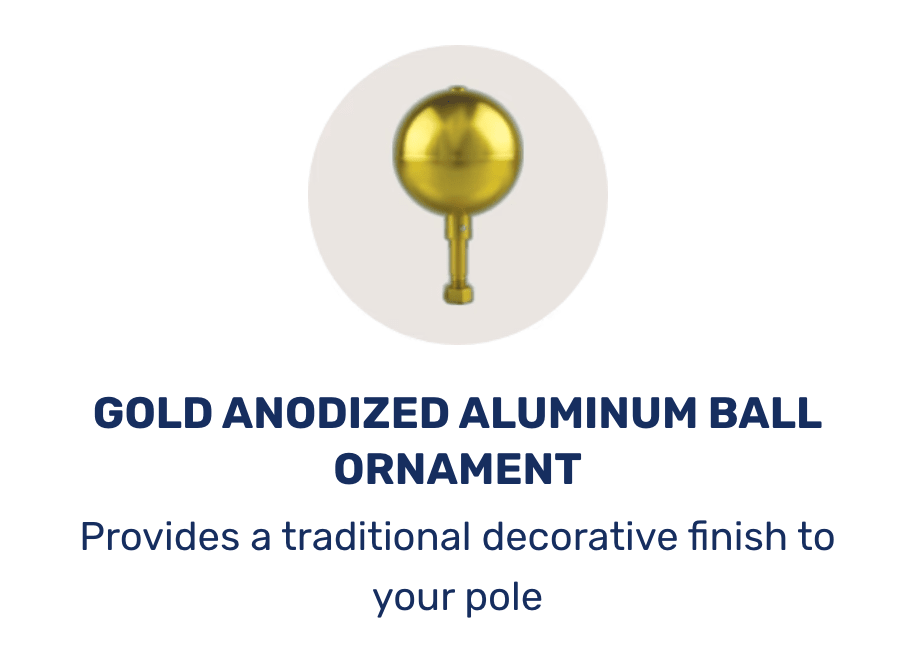 Patriotic Series Residential Aluminum Flagpole
