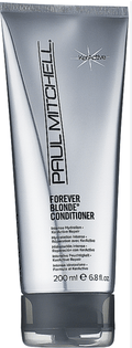 Small bottle of Paul Mitchell Forever Blonde Conditioner designed for daily color protection.