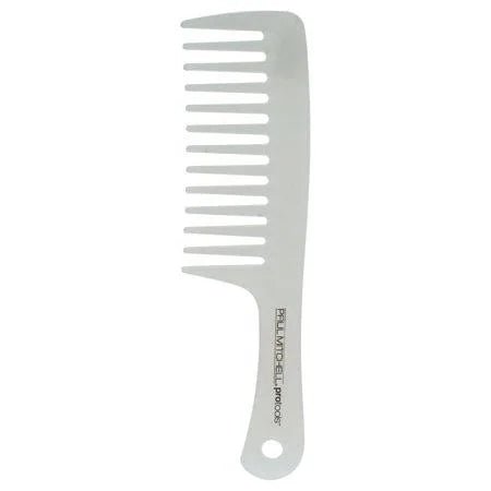 Paul Mitchell Pro Tools wide-tooth detangler comb for gentle hair styling.
