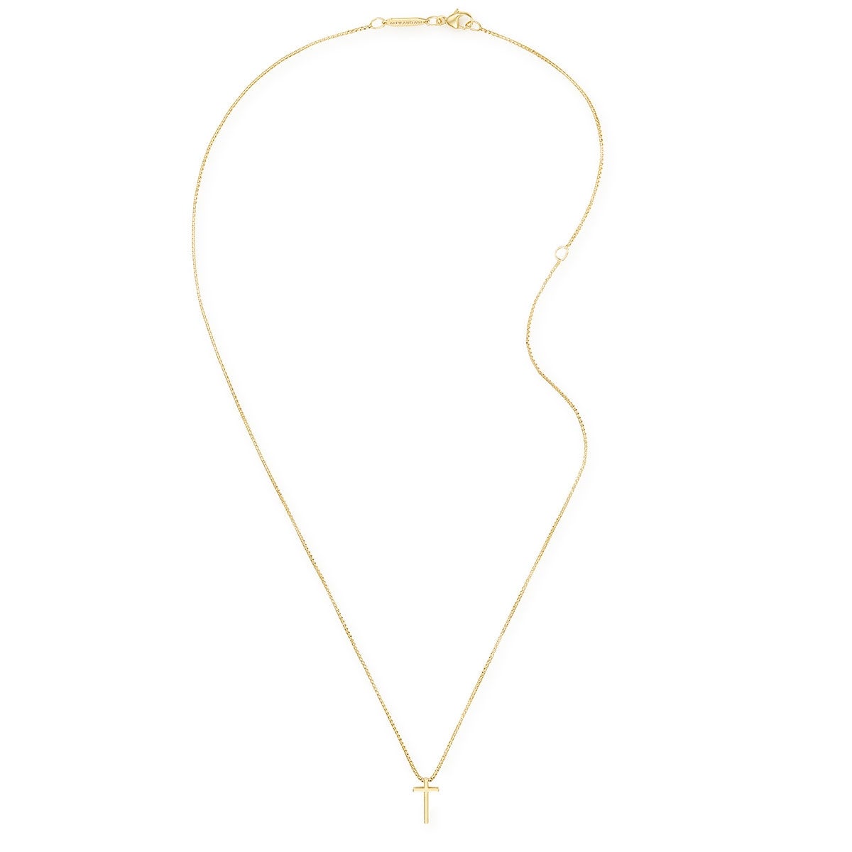 Dainty Sterling Silver or 14k Gold Vermeil Cross Necklace