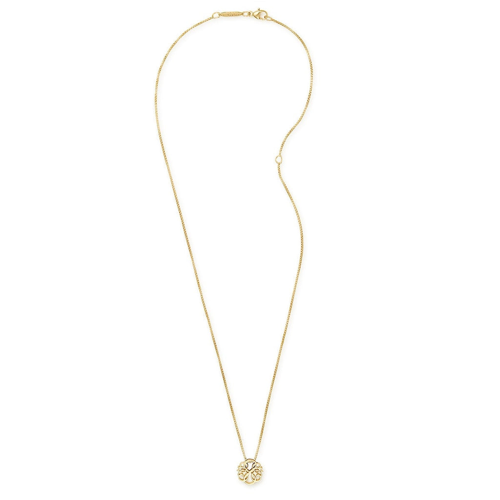 Path of Life® Adjustable Silver Box Chain Necklace Minimalist