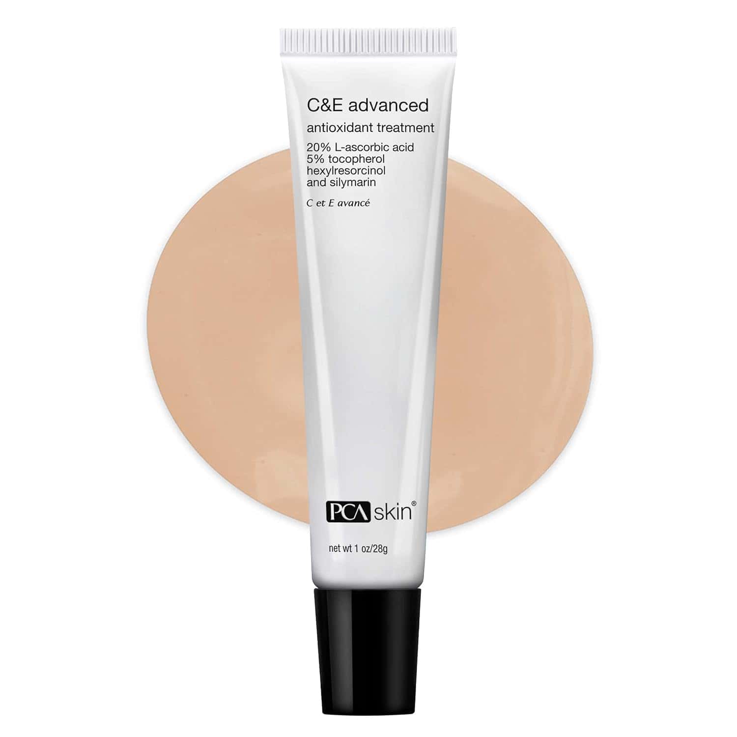 Bottle of PCA Skin C&E Advanced 1 OZ antioxidant serum