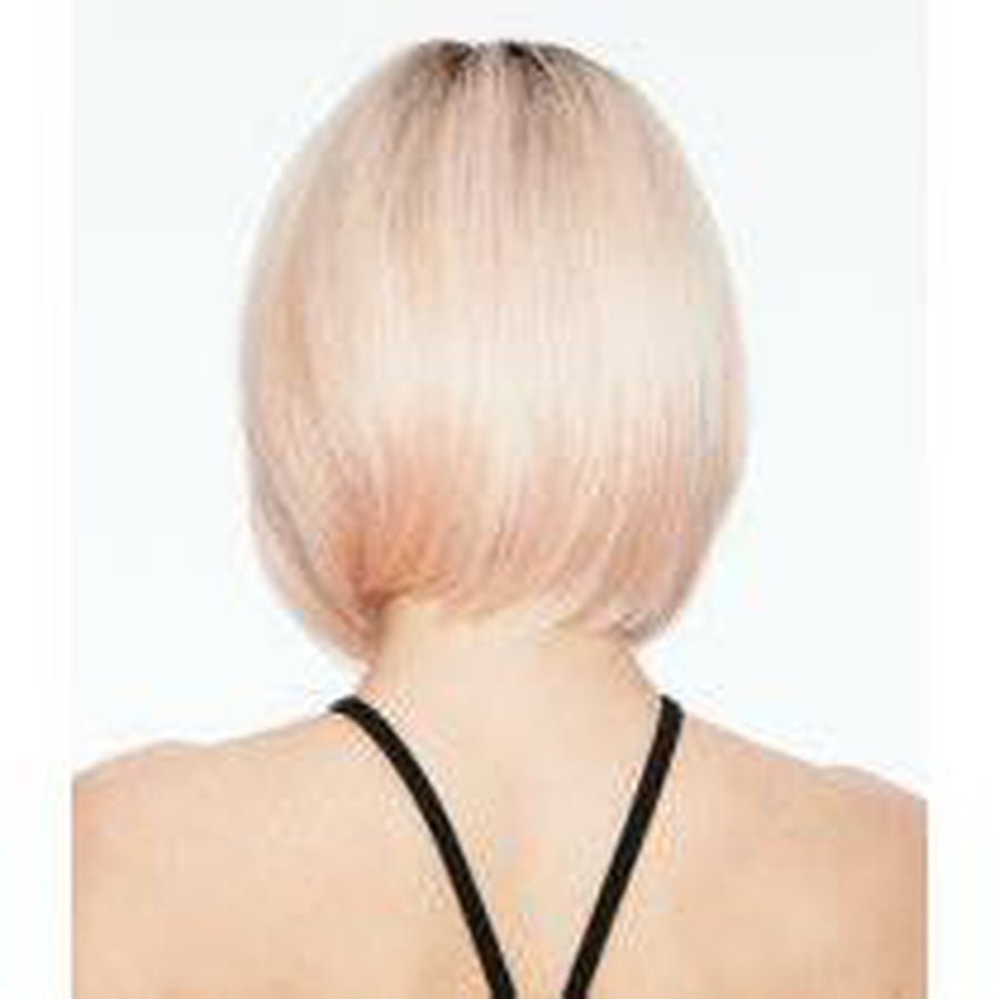Peachy Keen Fantasy Wig Pastel Pink with Dark Root Smudge