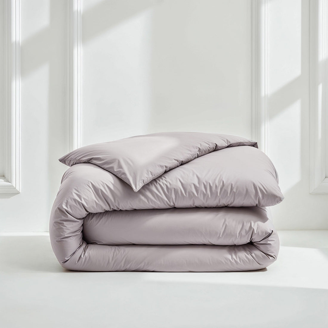Australian Cotton Sateen Duvet Cover in Stripe and Solid - Image 37