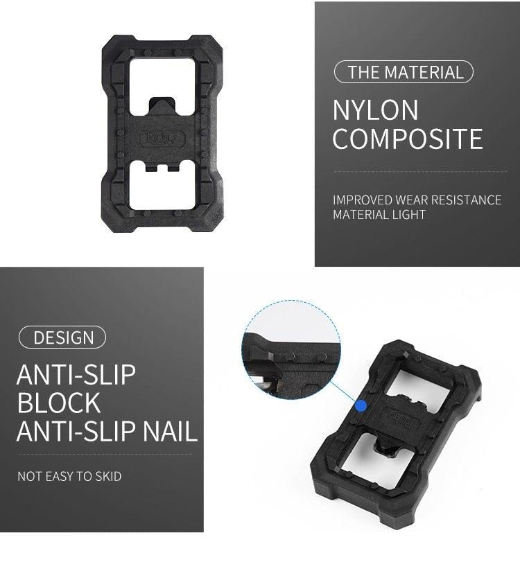 Bike Pedal Platform Adapter Universal Clipless to Flat Converter