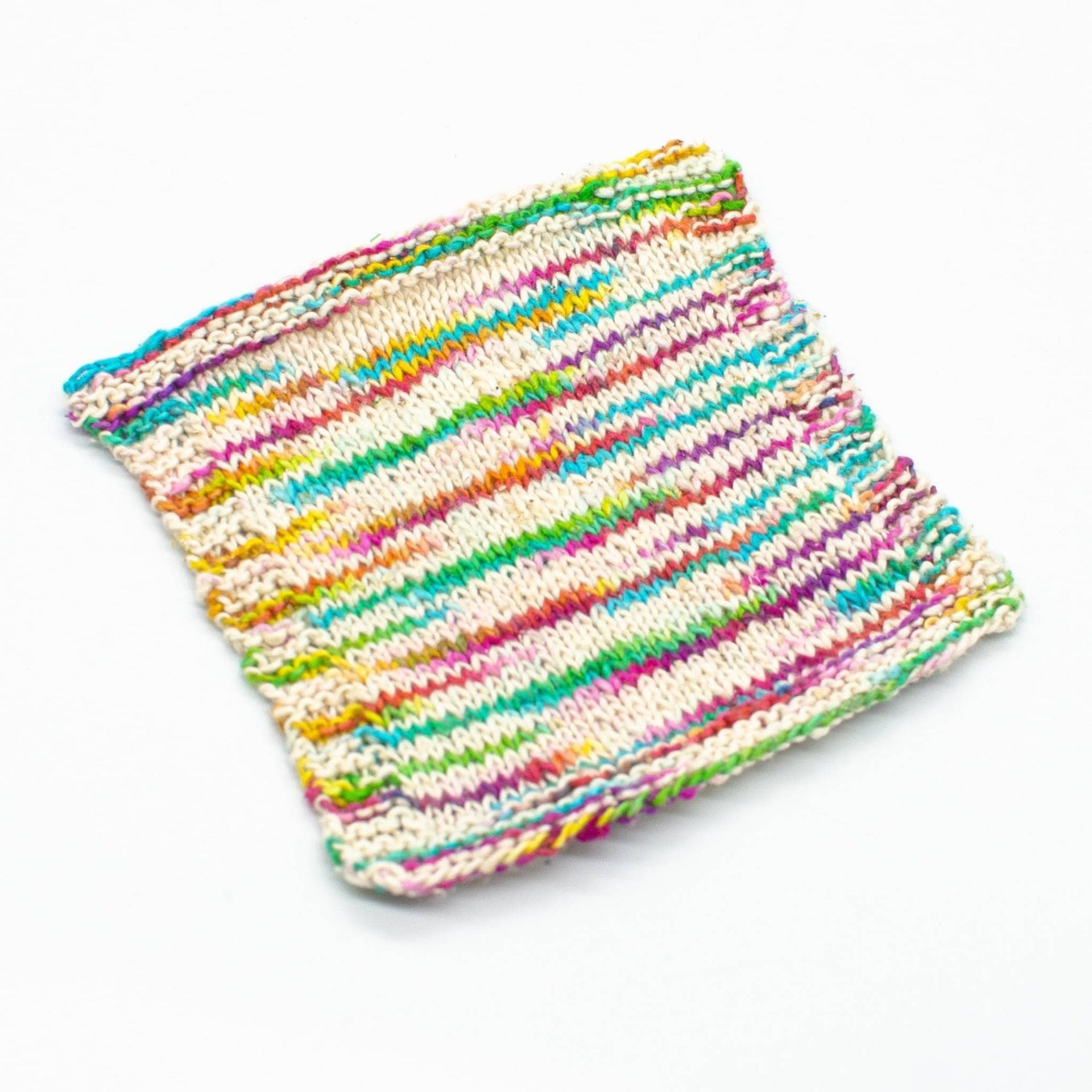 Peek-a-Boo Lace Weight Recycled Silk Yarn for Artisan Projects