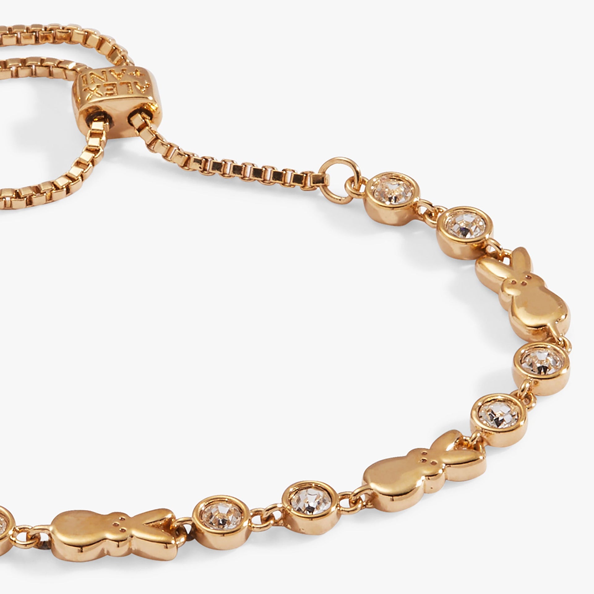 PEEPS® Bunny Bolo Bracelet with Crystal Accents