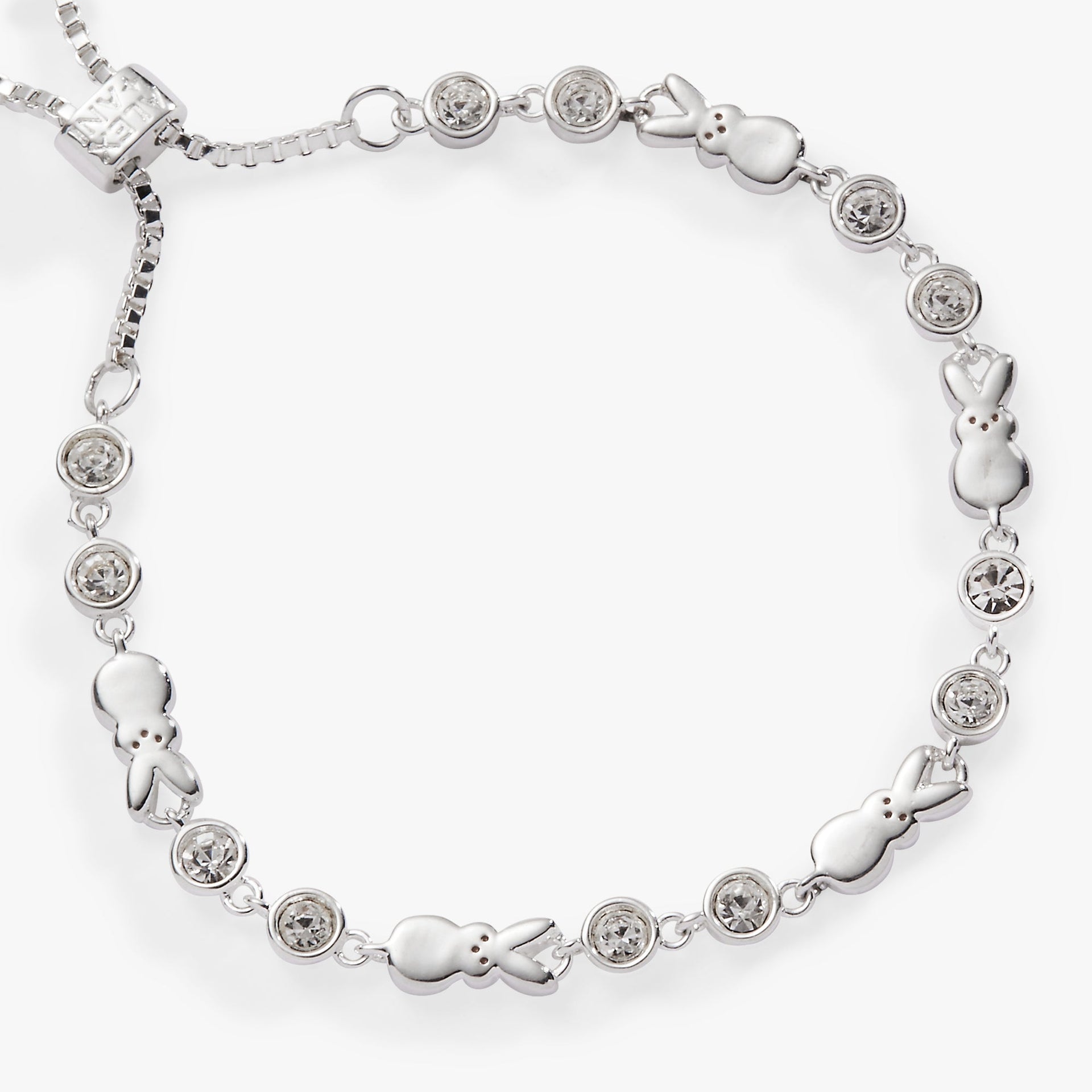 PEEPS® Bunny Bolo Bracelet with Crystal Accents