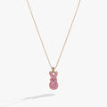 Pink Crystal PEEPS® Bunny Pendant Necklace for Spring