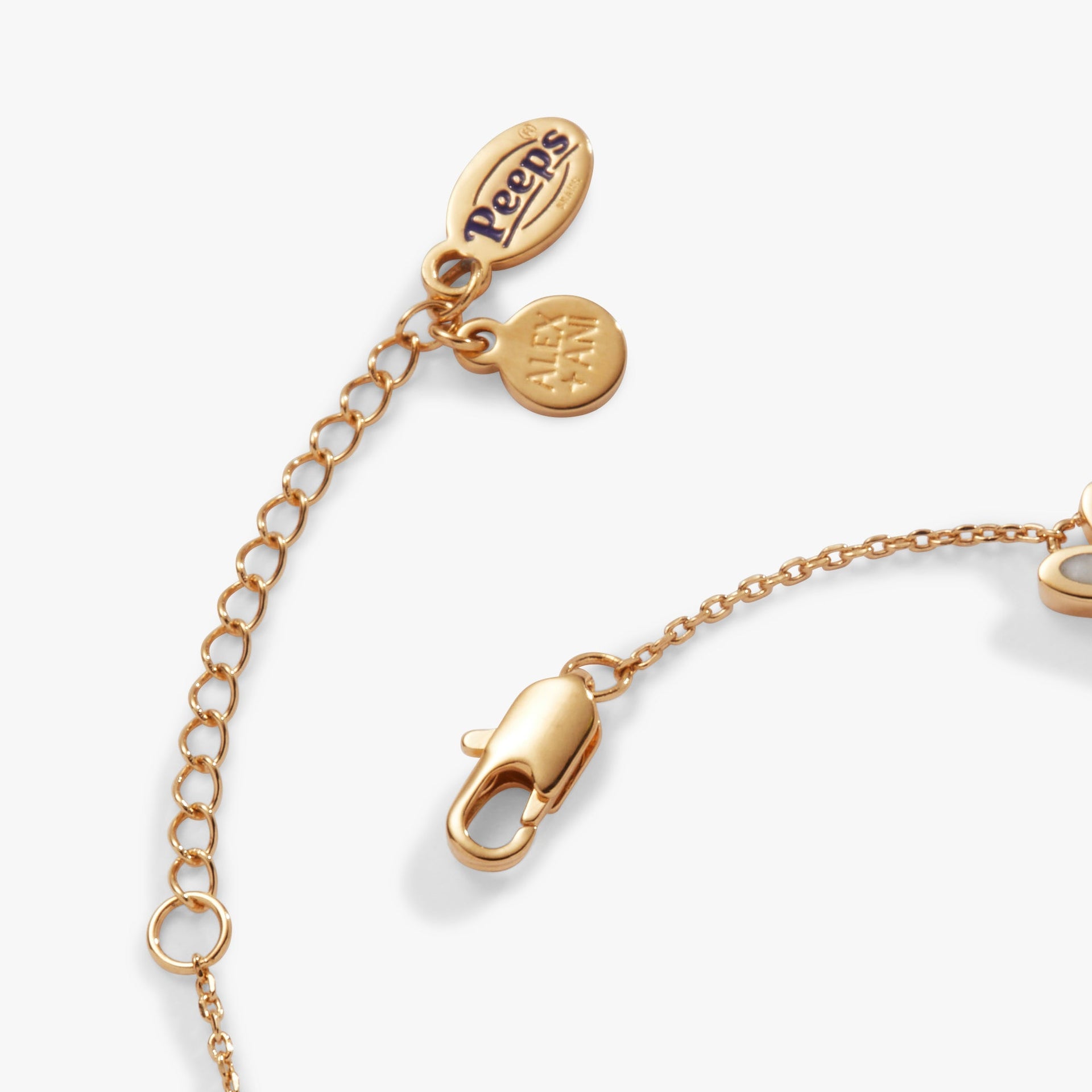 PEEPS® Pearlized Bunny Charm Bracelet with Adjustable Chain