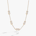 Pearlized Bunny Charm Necklace for Spring and Easter Jewelry