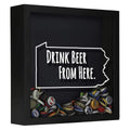 Pennsylvania Drink Beer From Here Beer Cap Shadow Box