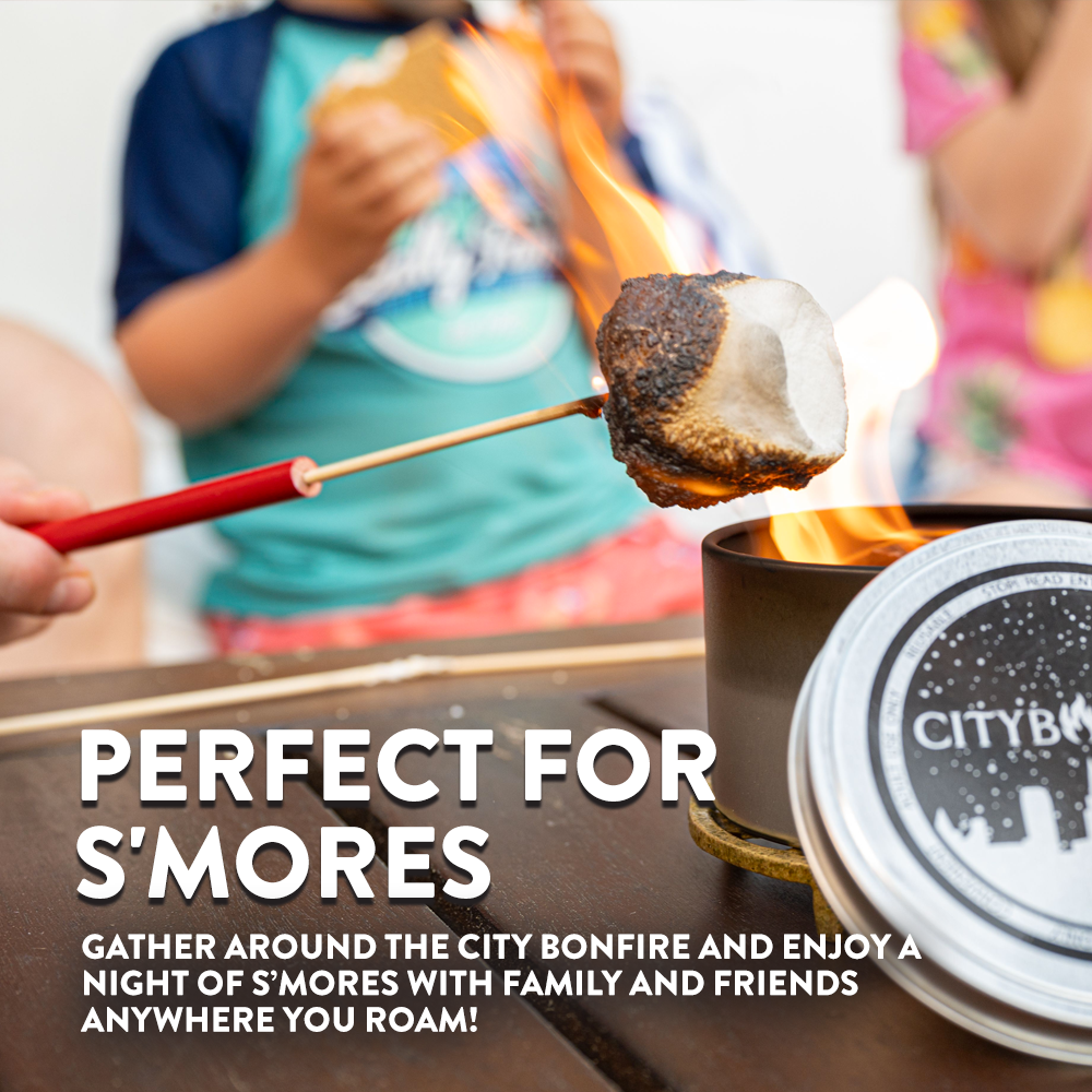 Birthday S'mores Night Pack – Minimalist Metal Fire Pit Kit