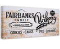Personalized - Family Name Bakery - Canvas