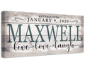 Personalized - Family Name - Canvas