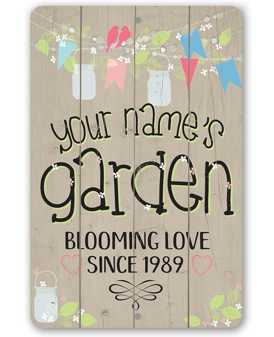 Personalized - Garden Decor - Metal Sign