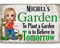 Personalized Garden Sign