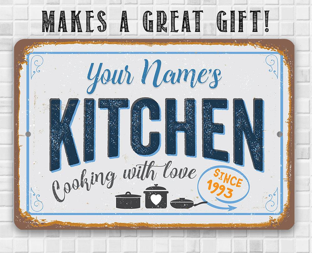 Personalized - Kitchen - Metal Sign