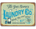 Personalized - Laundry - Metal Sign
