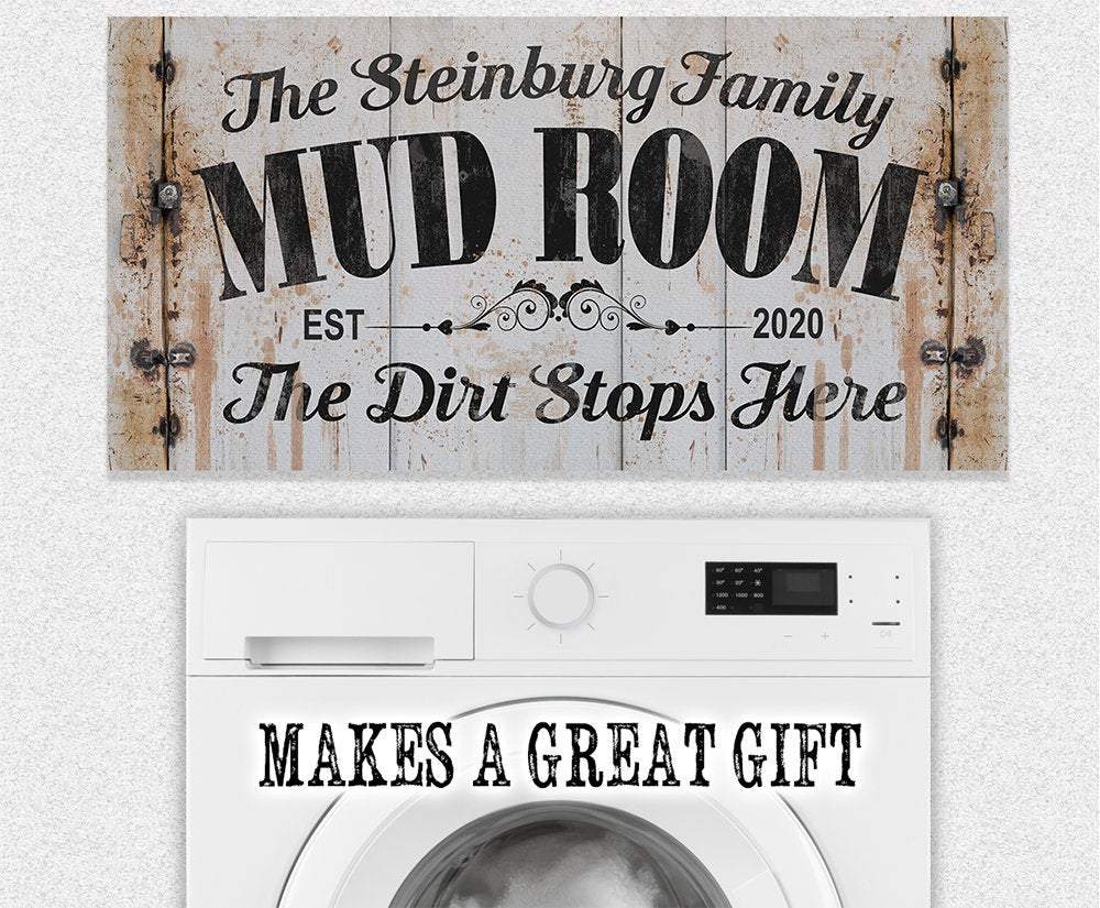 Personalized - Mud Room - Canvas