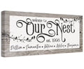 Personalized - Our Nest - Canvas