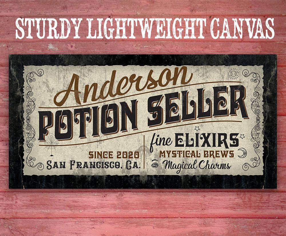 Personalized - Potion Seller - Canvas