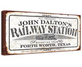 Personalized - Railway Station - Canvas