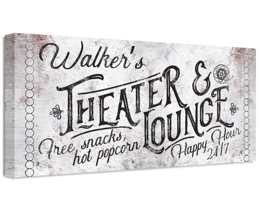 Personalized - Theater & Lounge - Canvas
