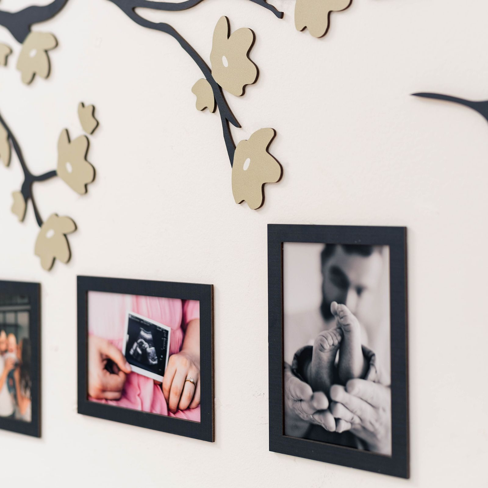 Wooden Family Tree Lineage Wall Art Personalized Ancestry Decor