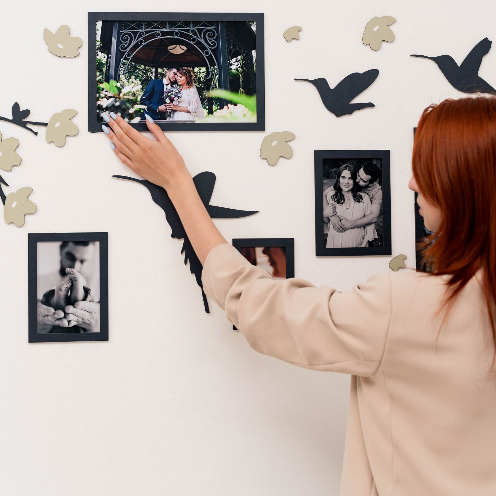 Wooden Family Tree Lineage Wall Art Personalized Ancestry Decor