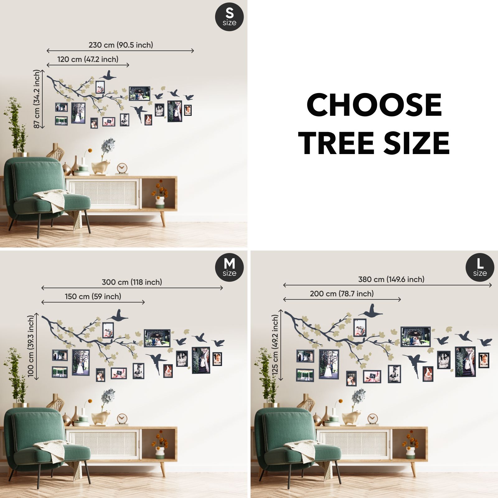 Wooden Family Tree Lineage Wall Art Personalized Ancestry Decor