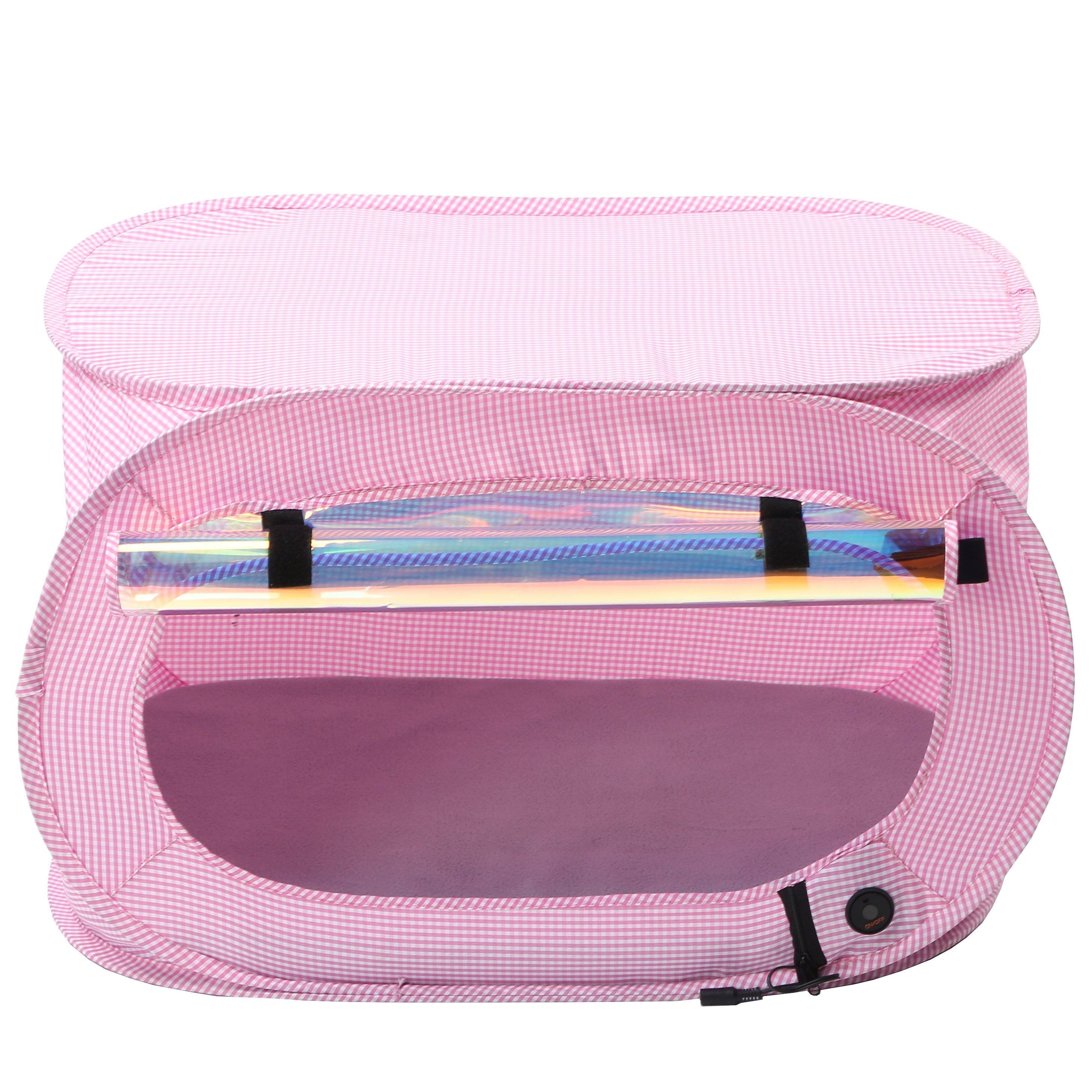 Pet Life "Enterlude" Electric Heating Wire Folding Travel Pet Tent Crate