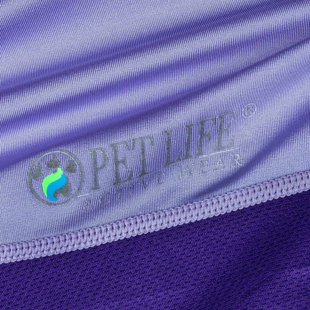 Pet Life ® Active 'Barko Pawlo' Relax-Stretch Quick-Drying Performance Dog Polo T-Shirt
