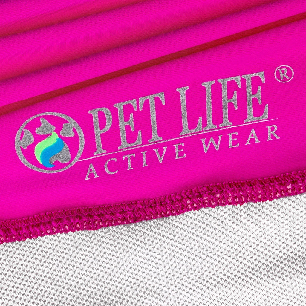 Pet Life ® Active 'Barko Pawlo' Relax-Stretch Quick-Drying Performance Dog Polo T-Shirt