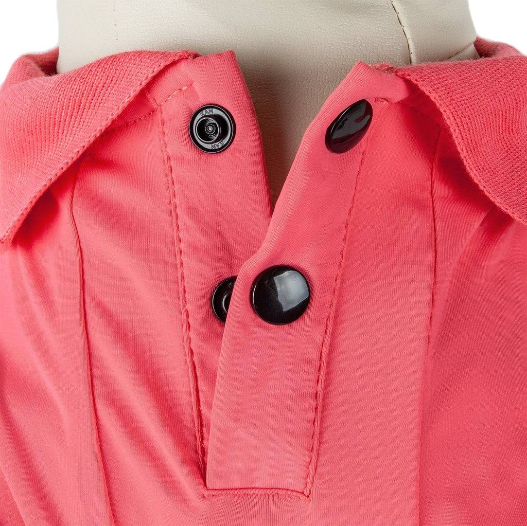 Pet Life ® Active 'Barko Pawlo' Relax-Stretch Quick-Drying Performance Dog Polo T-Shirt