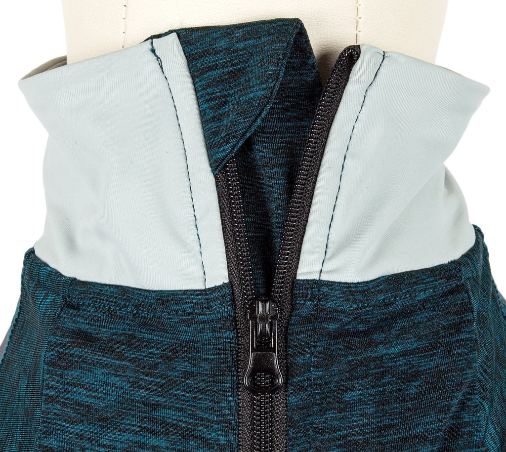 Pet Life ® Active 'Chewitt Wagassy' 4-Way-Stretch Yoga Fitness Long-Sleeve Dog T-Shirt