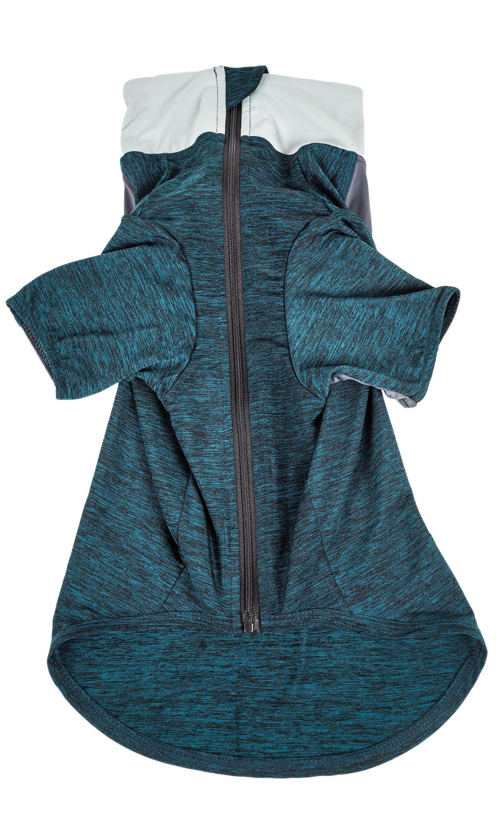 Pet Life ® Active 'Chewitt Wagassy' 4-Way-Stretch Yoga Fitness Long-Sleeve Dog T-Shirt