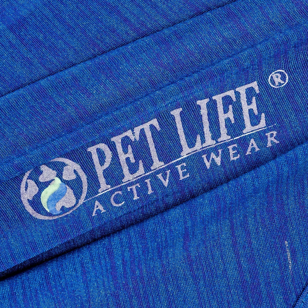 Pet Life ® Active 'Chewitt Wagassy' 4-Way-Stretch Yoga Fitness Long-Sleeve Dog T-Shirt