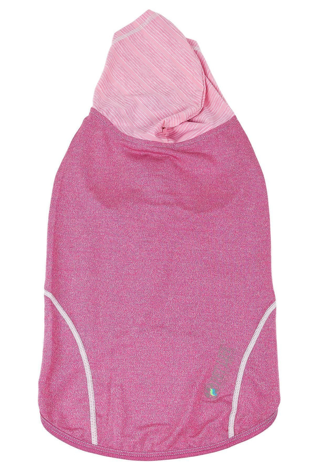 Pet Life ® Active 'Pull-Rover' 4-Way Stretch Sleeveless Fitness Yoga Dog T-Shirt Hoodie