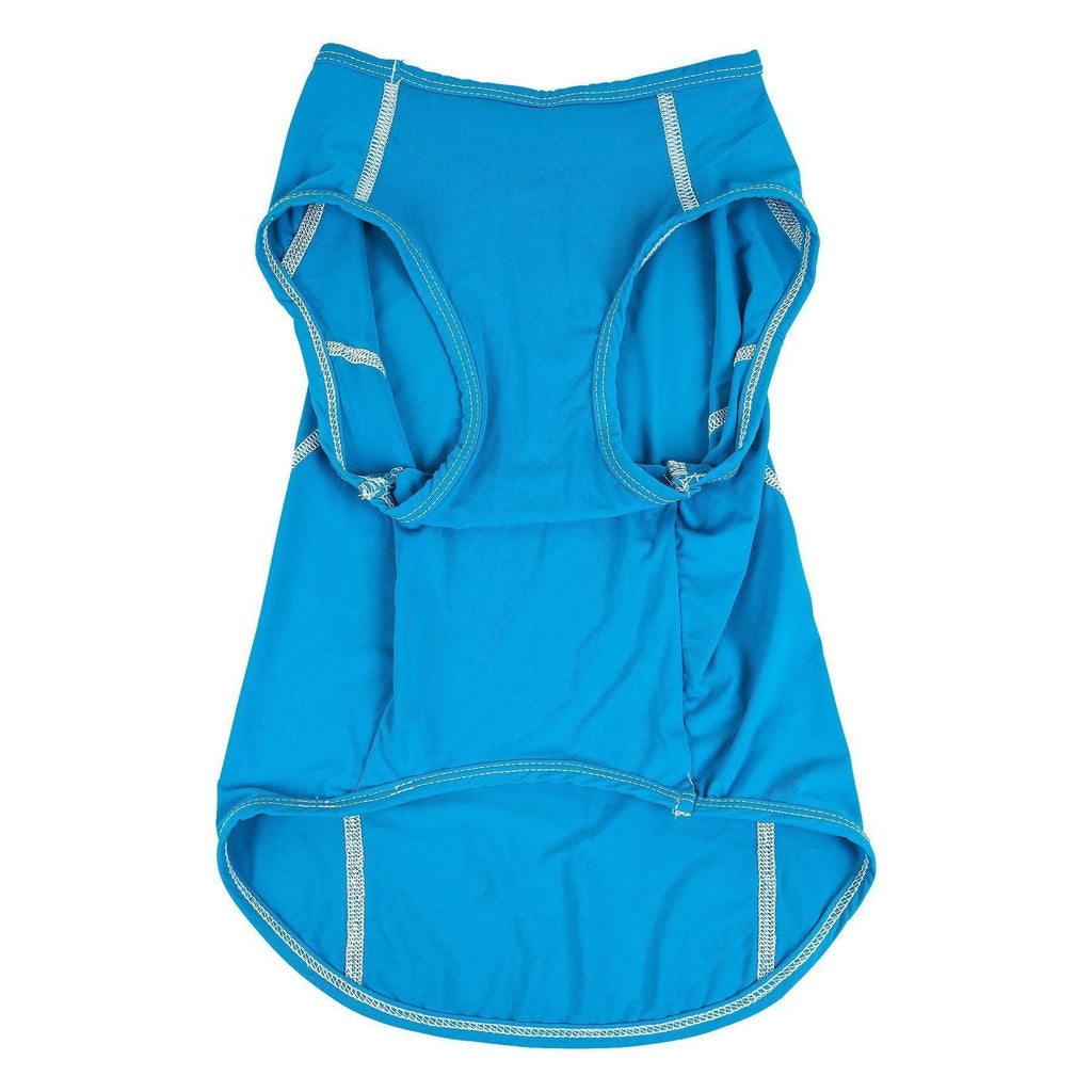 Pet Life ®  Active 'Racerbark' 4-Way-Stretch Yoga Fitness Dog T-Shirt Tank Top