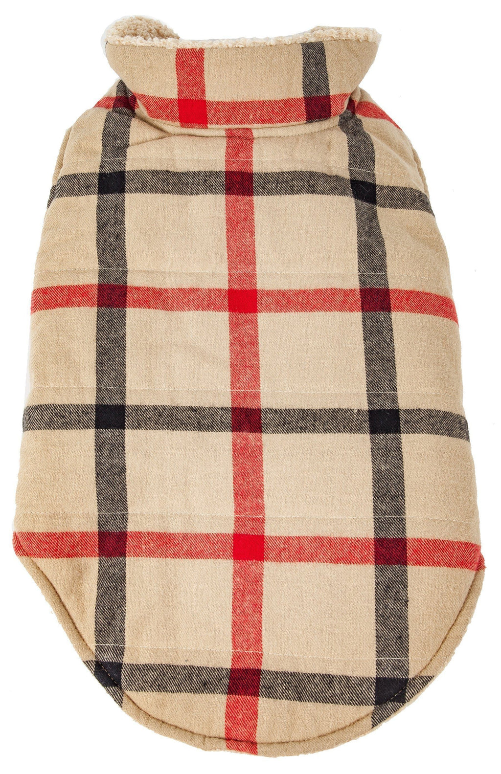 Pet Life ®  'Allegiance' Classical Insulated Plaid Fashion Dog Jacket