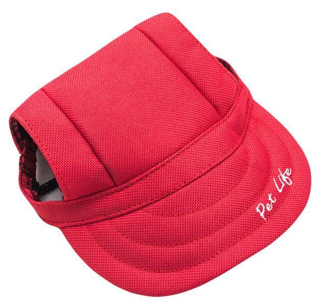 Pet Life ®  'Cap-Tivating' UV Protectant Adjustable Fashion Dog Hat Cap