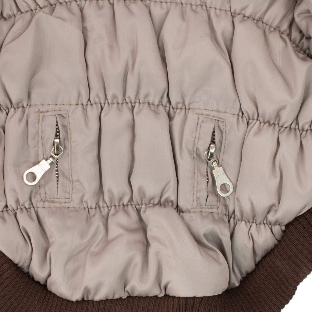 Pet Life ® Classic Metallic Fashion 3M Insulated Dog Coat Parka  w/ Removable Hood
