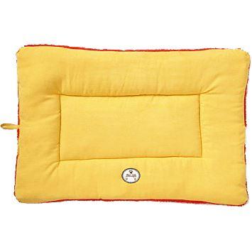 Pet Life ® 'Eco-Paw' Reversible Eco-Friendly Recyclabled Polyfill Fashion Designer Pet Dog Bed Mat Lounge